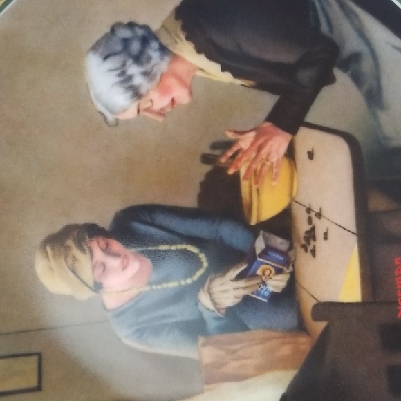 P2c- Knowles Norman Rockwell "A Family's Full Measure" 1985 LE Collector's Plate - Picture 3 of 8